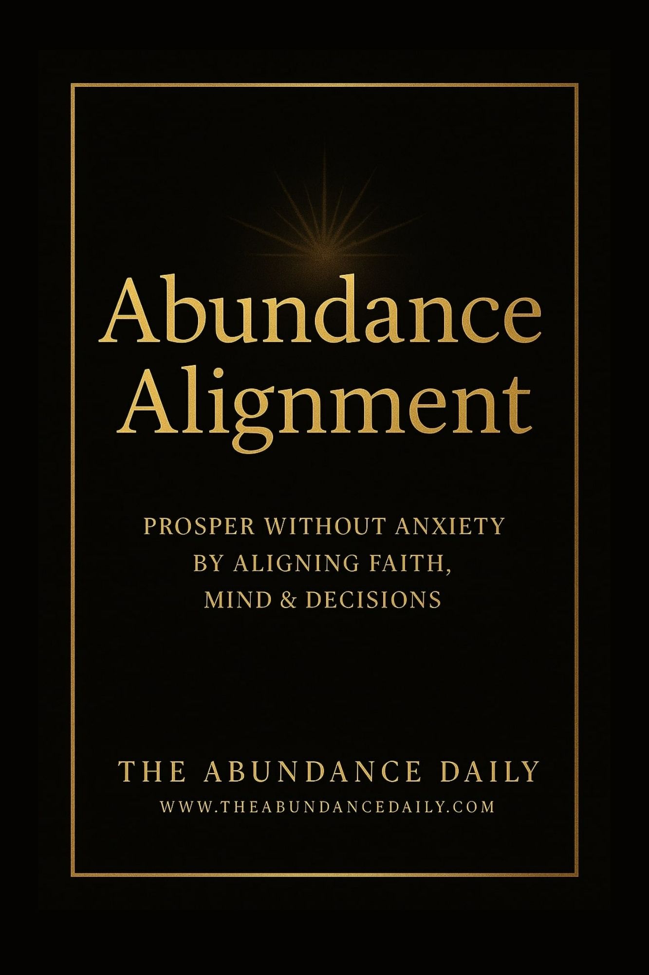 Abundance Alignment Cover