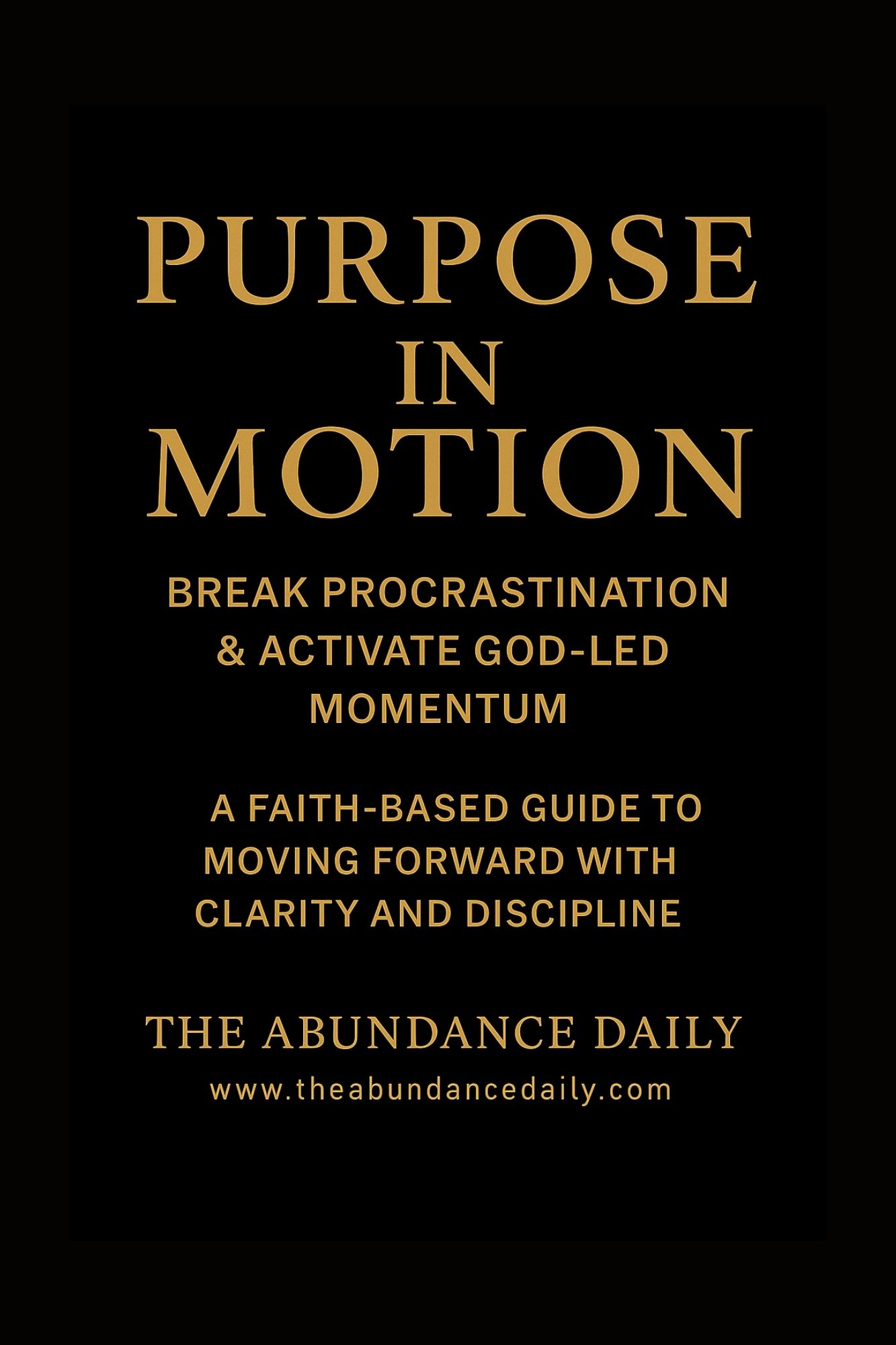 Purpose in Motion Cover