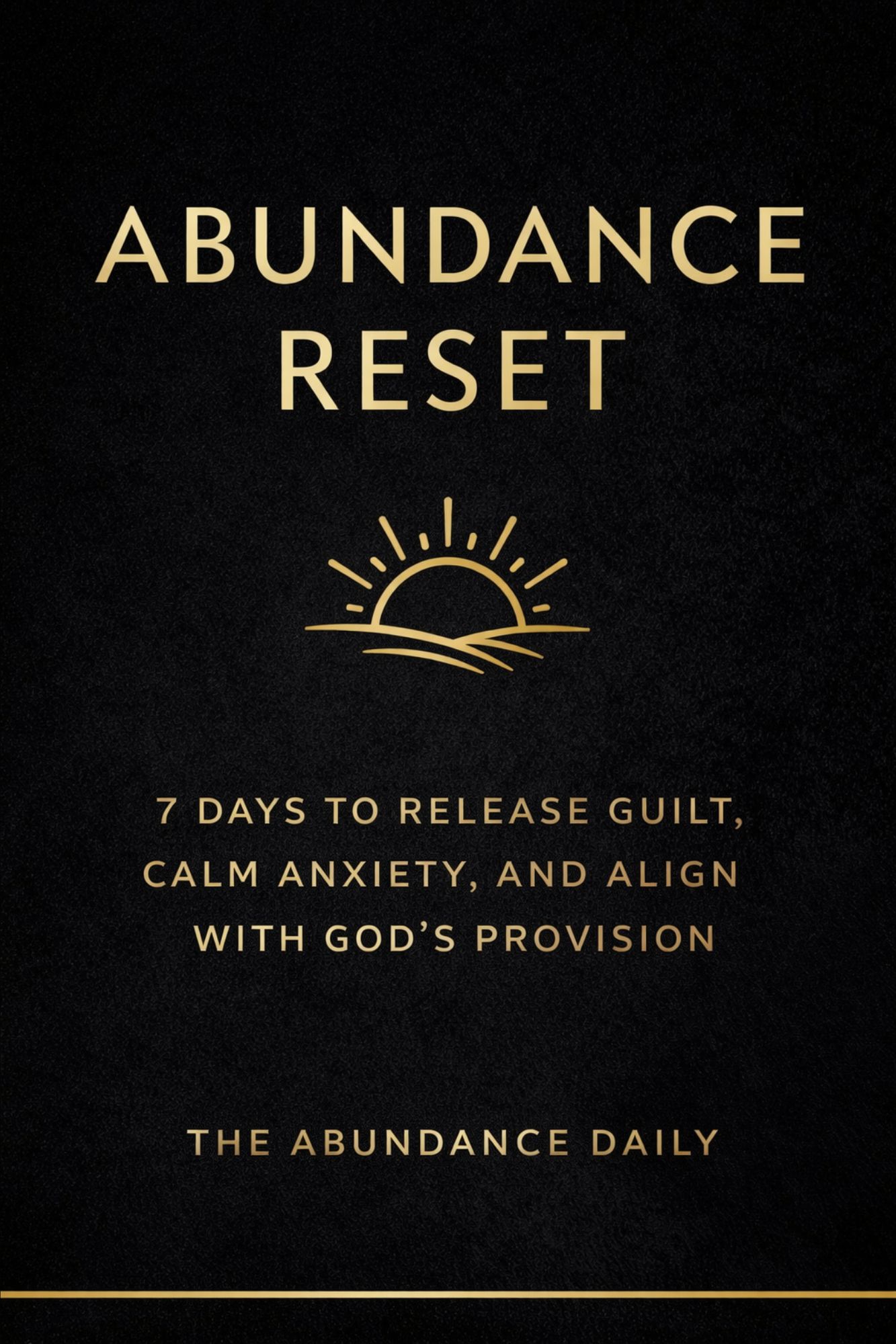 Abundance Reset Cover